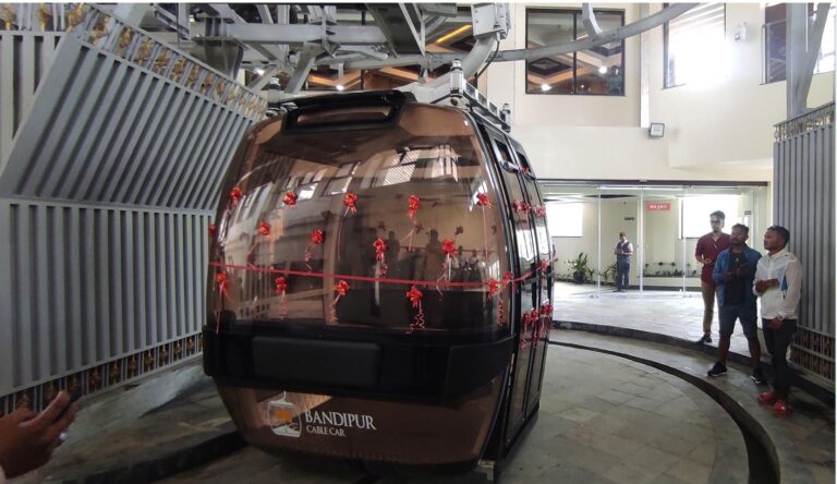 Bandipur Launches Commercial Cable Car Service, Enhancing Tourist Access