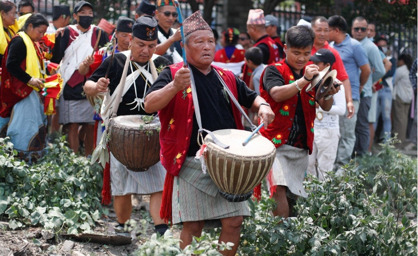 Bhumi Puja Festival Celebrated in Tundikhel, Kathmandu