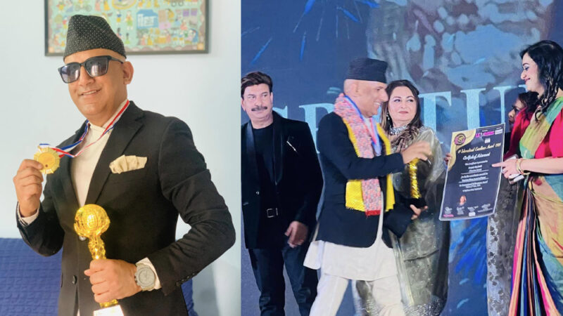 Deepakraj Joshi Receives ‘Tourism Hero of Nepal’ Award
