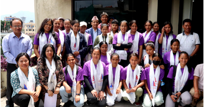 Nepal Mountaineering Association Bids Farewell to All-Women Expedition Team for Ganja La Chuli Climb