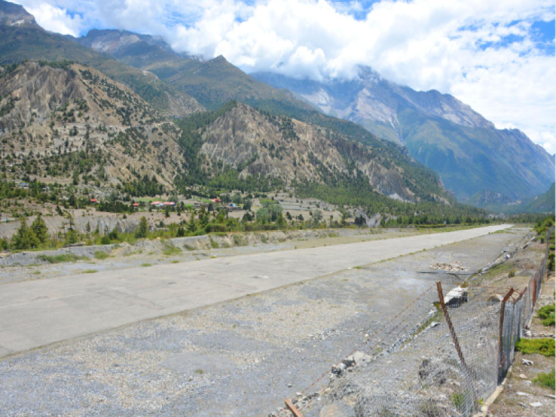 Humde Airport in Manang Still Non-Operational Despite Decade-Old Runway Paving
