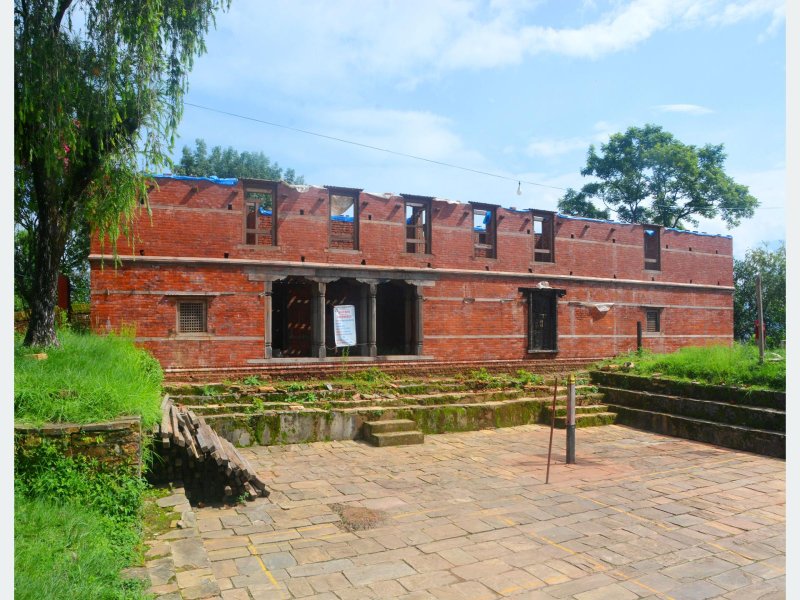 Historic Lamjung Durbar Undergoing Reconstruction and Preservation