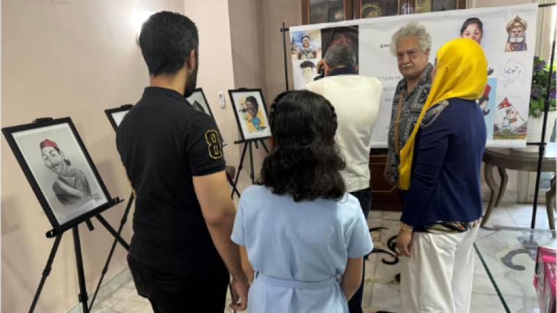 Cultural Exchange Exhibition Showcases Egyptian and Nepali Art in Cairo