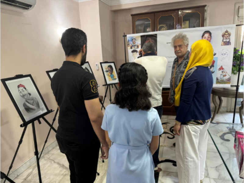 Cultural Exchange Exhibition Showcases Egyptian and Nepali Art in Cairo
