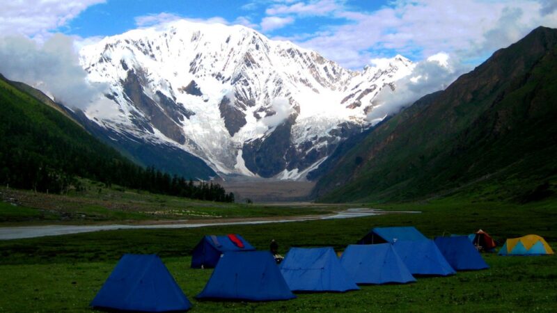 Majestic View of Saipal Himal from Khaptad National Park’s Ghodadaune Patan