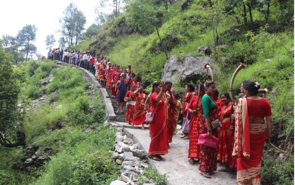 Inauguration of Newly Constructed Pathway to Chahare Waterfall in Shivapuri