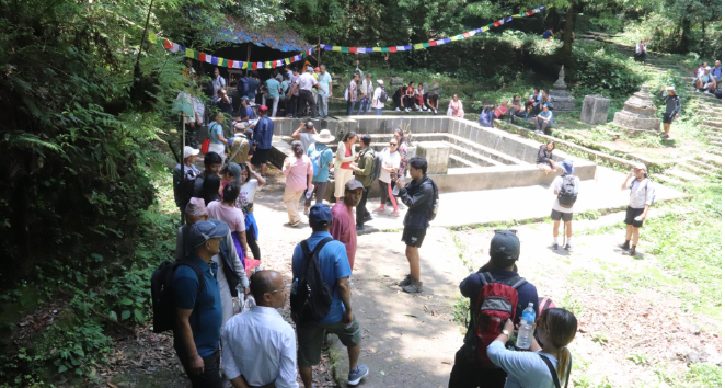 Domestic Tourists Visit Shivapuri Nagarjun National Park’s Bagdwar on Saturday