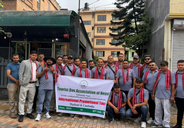 Nepali Tourist Bus Association Delegation Heads to Thailand to Explore Road Connectivity