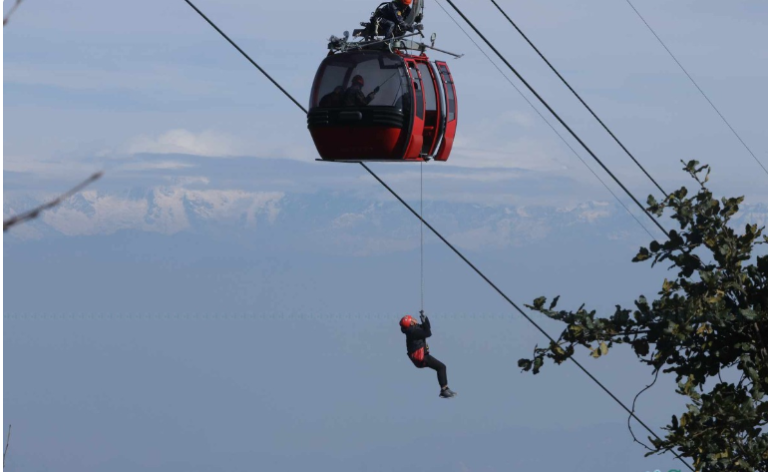 Chandragiri Cable Car Strands Passengers Mid-Journey