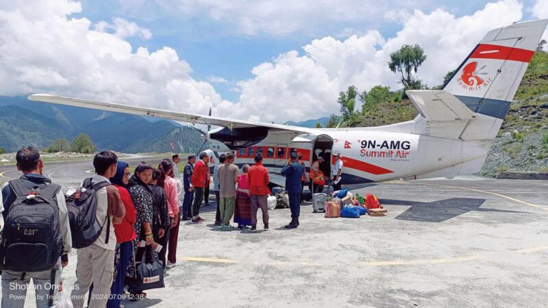 Resumption of Flights at Rara Airport in Mugu After a Week of Disruption