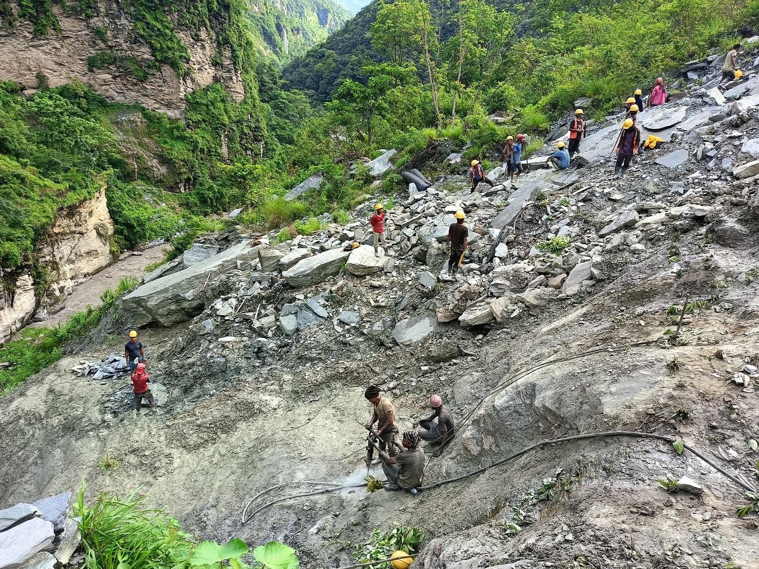 Efforts Underway to Prevent Landslides on Kali Gandaki Corridor