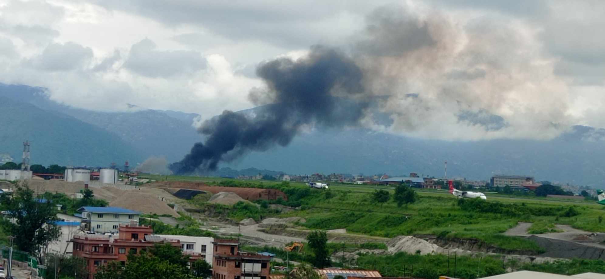 Saurya Airlines Flight from Kathmandu to Pokhara Crashes with 19 Passengers Onboard