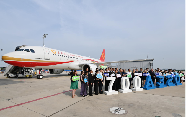 Airbus Delivers 700th A320 Family Aircraft from Tianjin Assembly Line to Chengdu Airlines