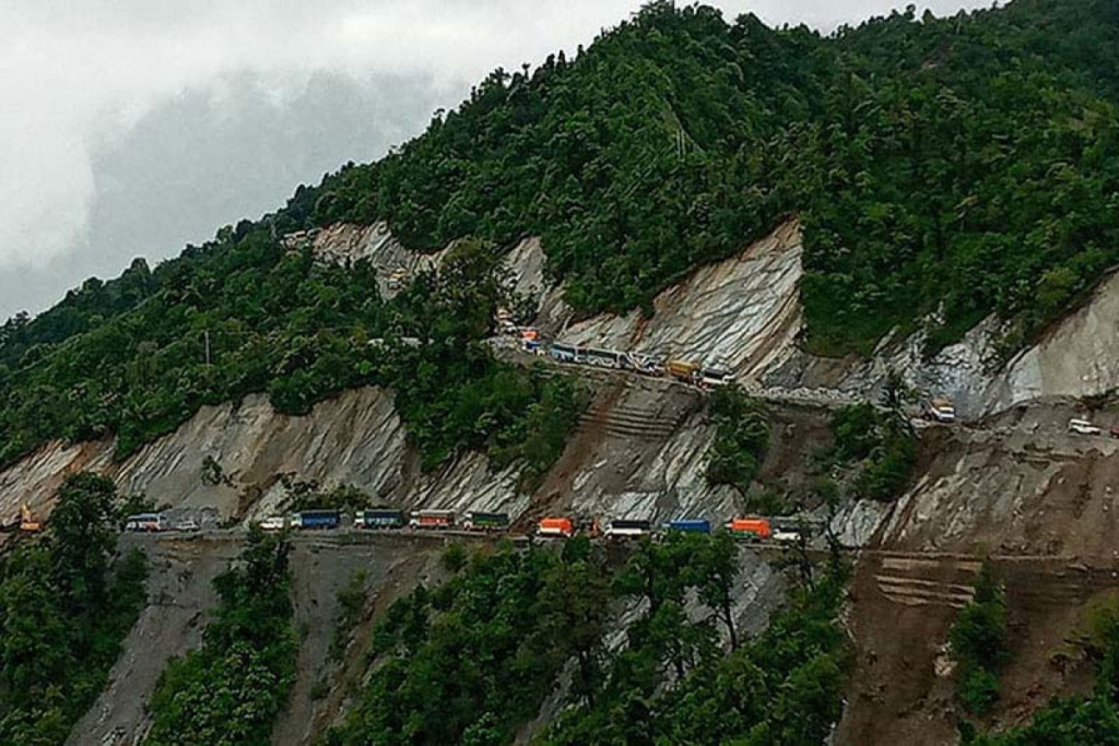 Landslides Block Jayaprithvi Highway, Disrupting Tourism and Travel