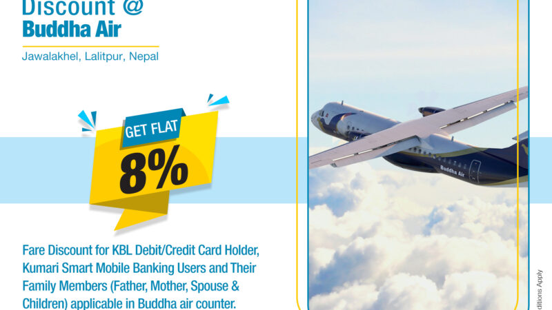 Kumari Bank Limited Partners with Buddha Air to Offer Special Discounts on Tickets