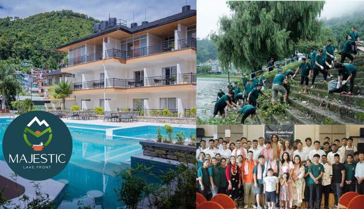 Majestic Lakefront Hotel & Suites Celebrates First Anniversary with Cleanup and Employee Recognition