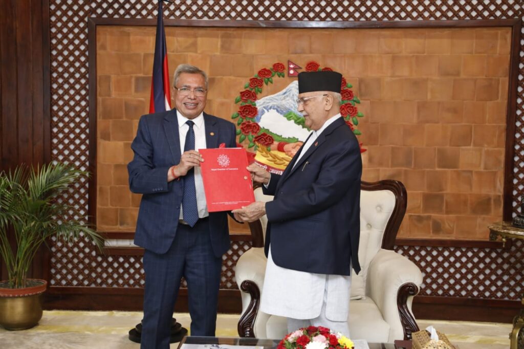 Nepal Chamber of Commerce Proposes Tourism-Focused Measures to Newly Appointed Prime Minister KP Sharma Oli