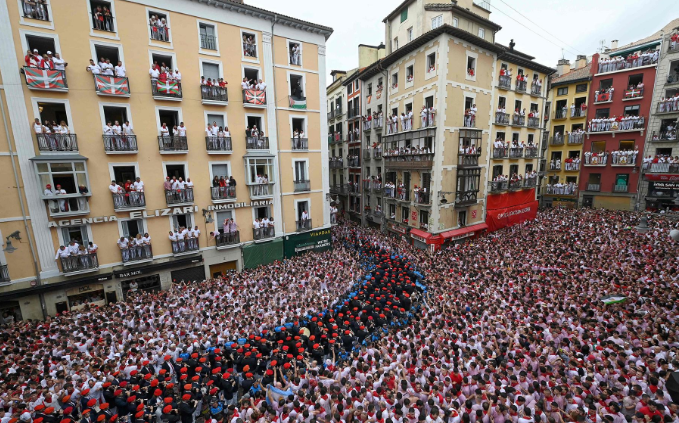 San Fermin Festival Kicks Off with Traditional “Chupinazo” in Pamplona