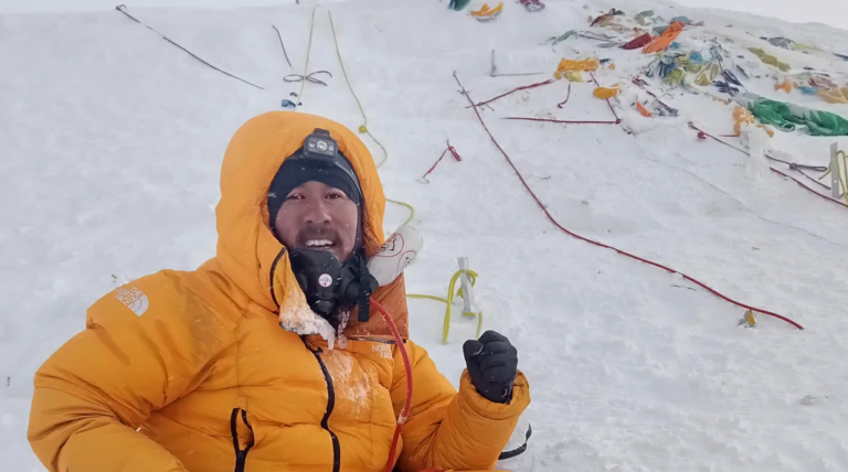 Rajesh “Lama Dai” Lama Completes Historic 57-Day Trek from Kathmandu to Everest Summit