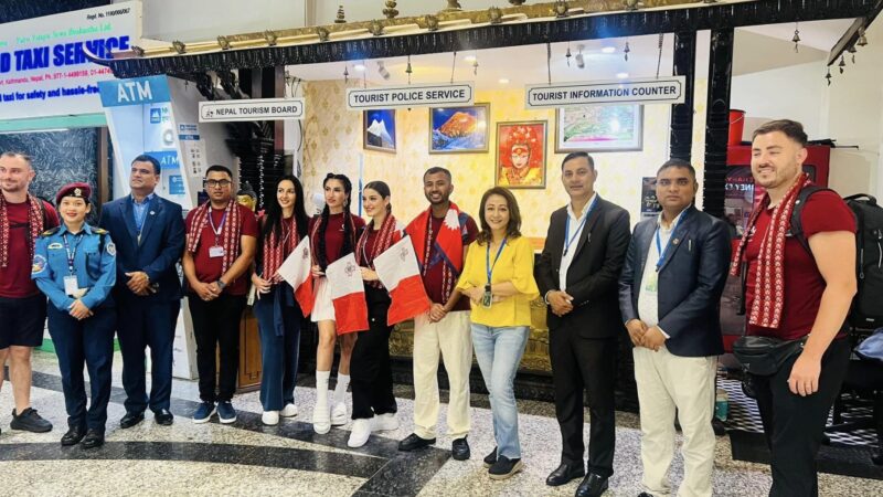 Miss Malta 2024 Cherise Spiteri and Team Arrive in Nepal