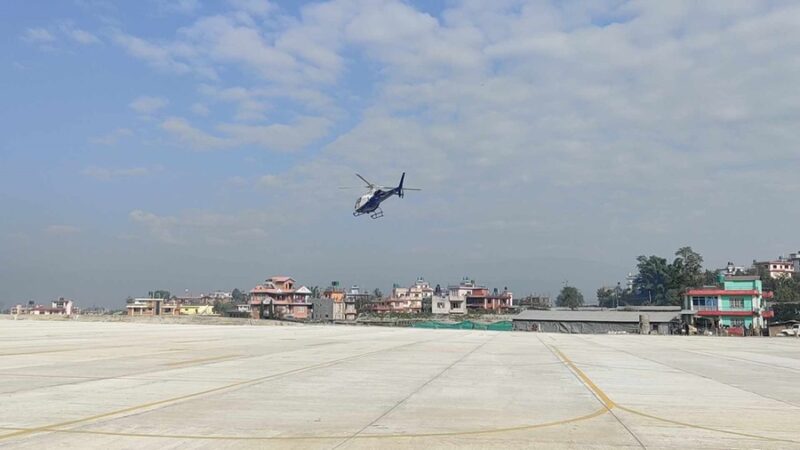 Safety Concerns Halt Helicopter Operations at Nalinchowk Heliport