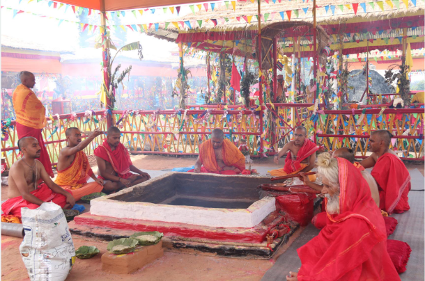 Sacred Kotihom Mahayagya Ritual Near Pashupatinath Temple