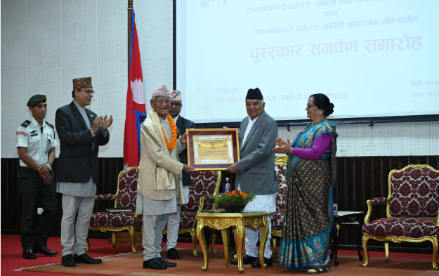President Ramchandra Paudel Emphasizes Contribution to National Unity through Culture and Literature