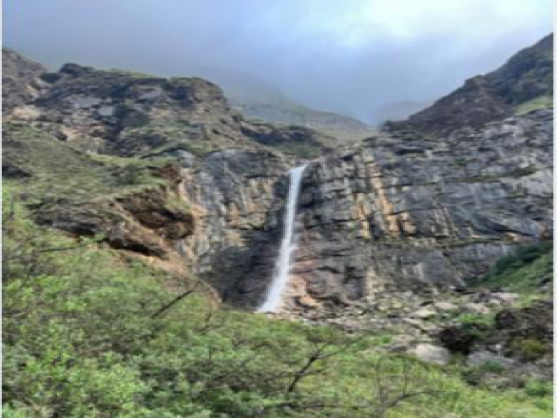 Red Waterfall (Rato Jharna) Adds to the Charm of Mauris Hargoj Trail in Annapurna Rural Municipality-4, Myagdi