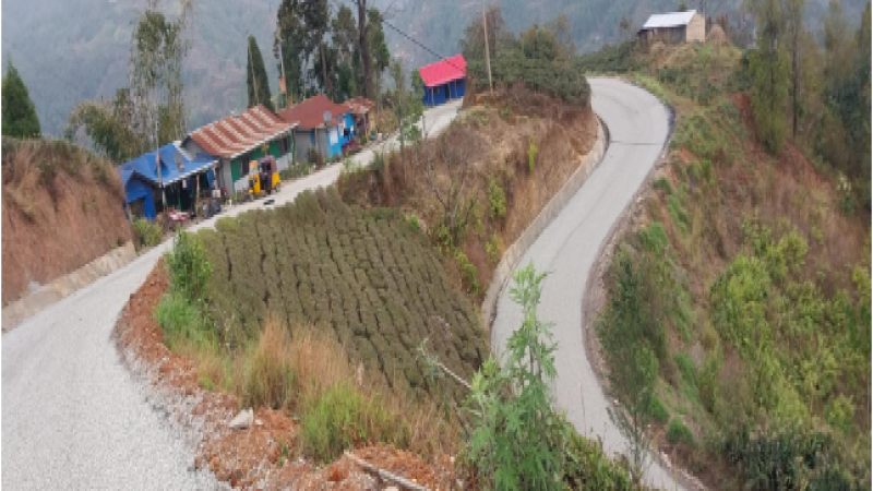 Newly Blacktopped Fikkal-Nayabazaar Road Boosts Tourism in Ilam