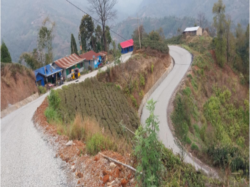 Newly Blacktopped Fikkal-Nayabazaar Road Boosts Tourism in Ilam