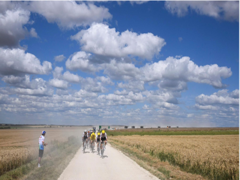 Tadej Pogacar Maintains Lead During Challenging Ninth Stage of Tour de France