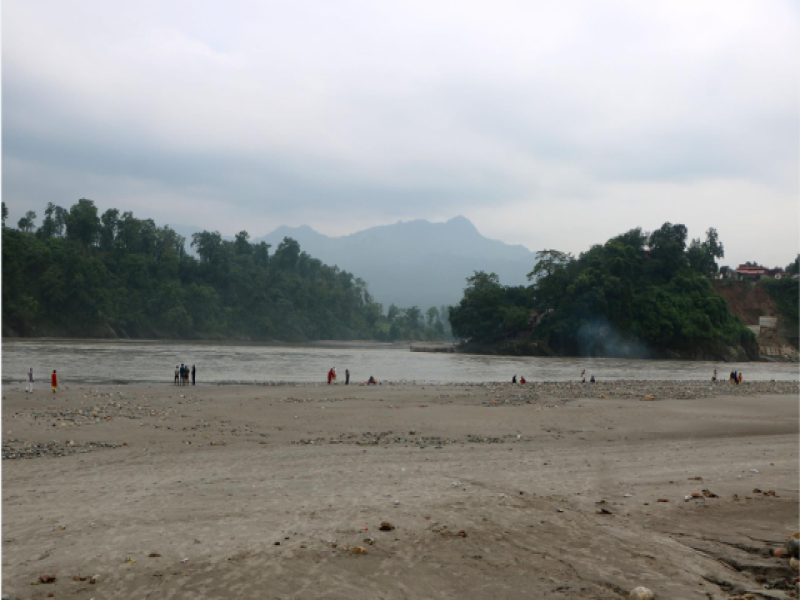 Devghat Dham Deserted on Shrawan Sankranti Due to Floods and Landslides