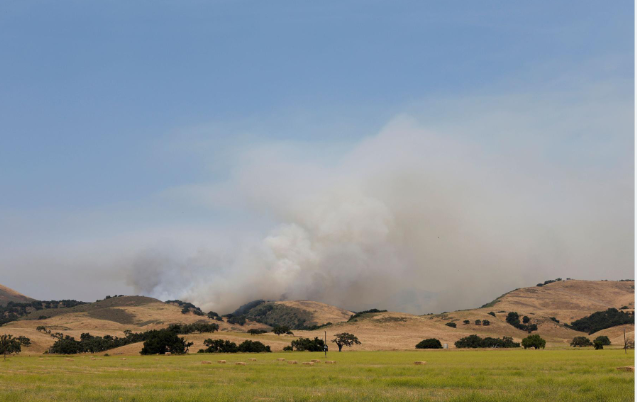Lake Fire Rages in Los Padres National Forest, Santa Barbara County