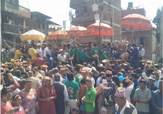Bhaktapur Celebrates the Pancha Dan Festival with Grandeur