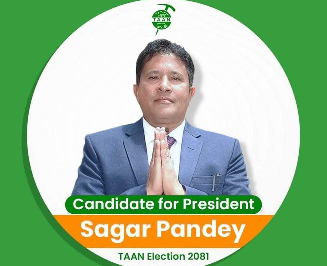 Sagar Pandey Announces Candidacy for TAAN Presidency with Full Panel