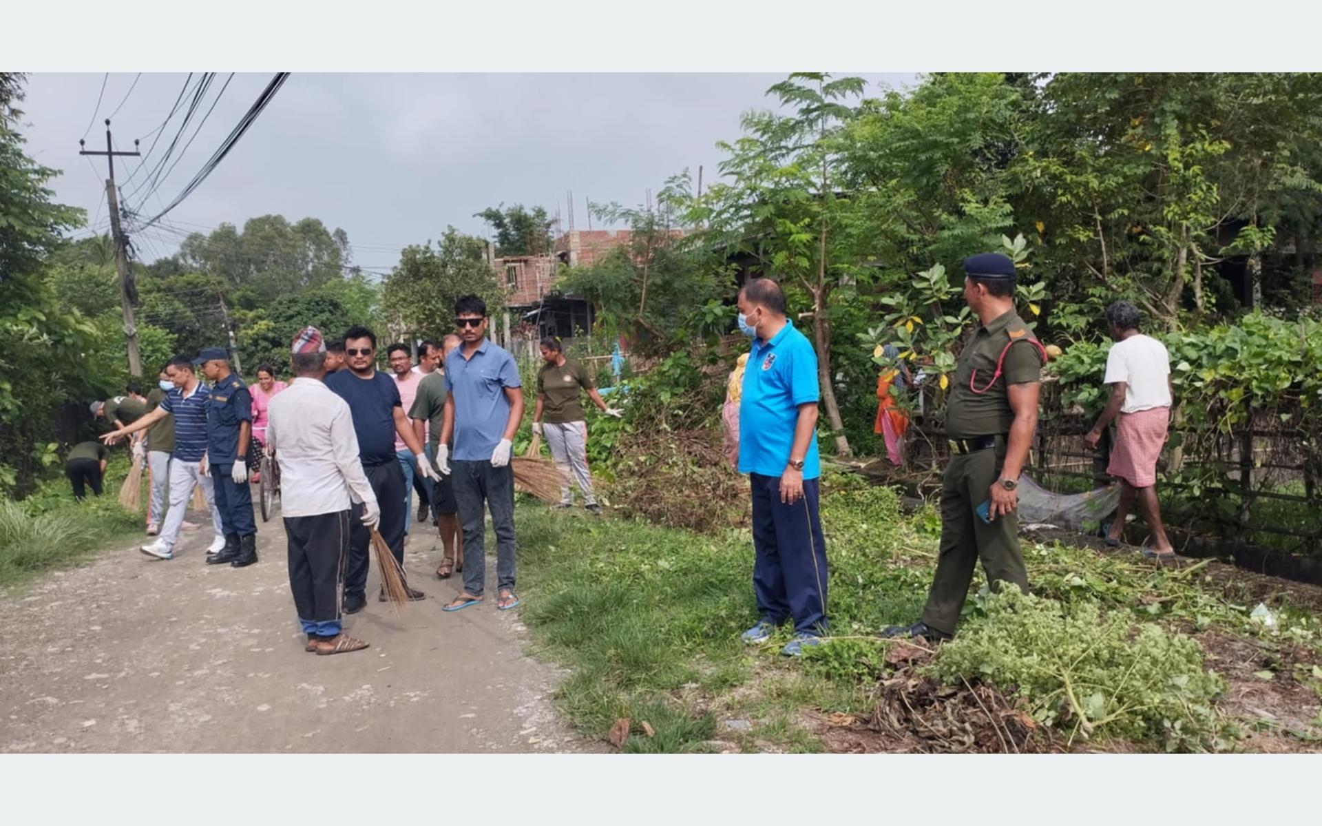 Barahakshetra Municipality Continues its Cleanliness Drive