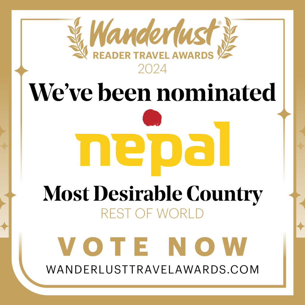 Nepal Nominated for Wanderlust Travel Magazine Awards: A Chance to Celebrate and Vote