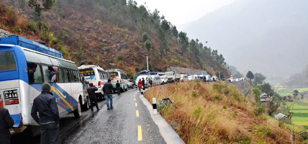 Landslide Disrupts Araniko and Helambu Highways, Impacting Tourism in Kavrepalanchowk and Panchkhal