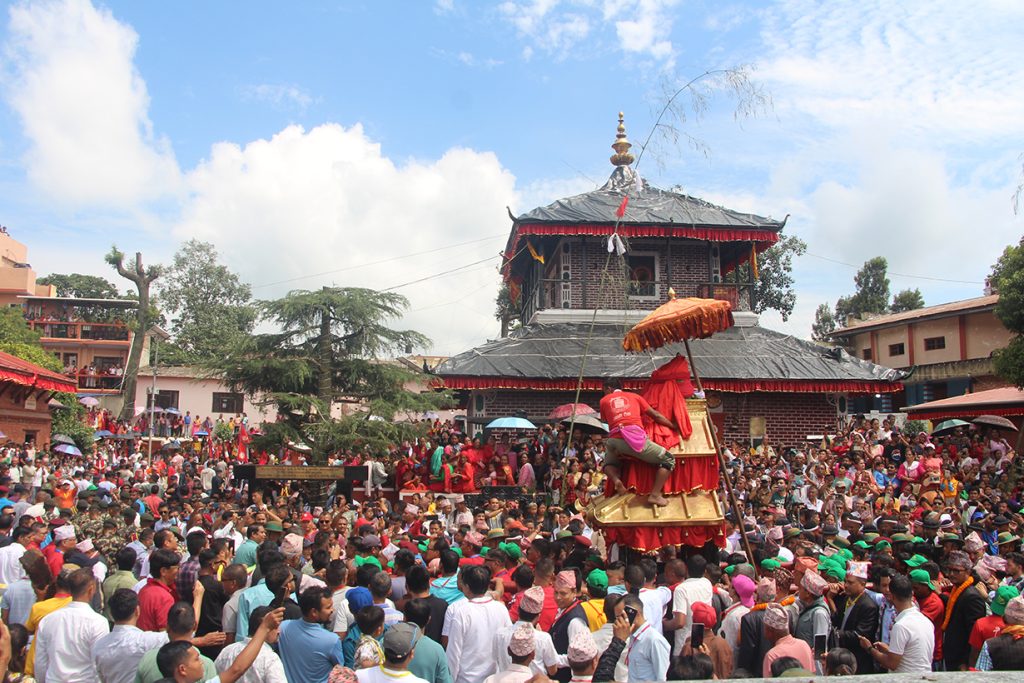 Historic Rana Ujeshwori Bhagwati Chariot Festival to be Held Today in Palpa