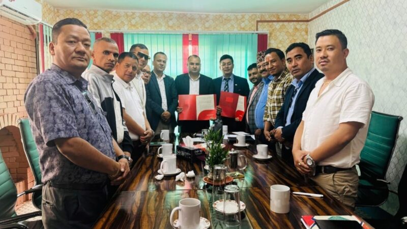 Sagarmatha Lumbini Insurance and Nepal Tourist Vehicle Association Sign Agreement to Simplify Vehicle Insurance and Claims Process