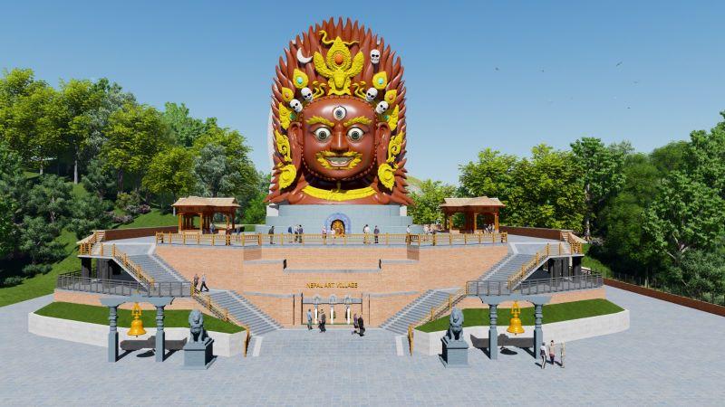 Nepal Art Village Launches Construction of World’s Largest Bhairab Statue in Godawari, Lalitpur