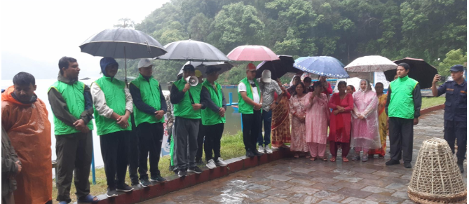 Pokhara Employee Unity Center Completes Second Phase of Environmental and Cultural Heritage Clean-Up Campaign
