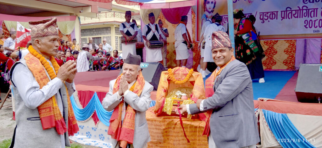 Devisthan Bhajan Group, Hemja Wins First Prize at 9th Shree Krishna Janmashtami Festival in Pokhara