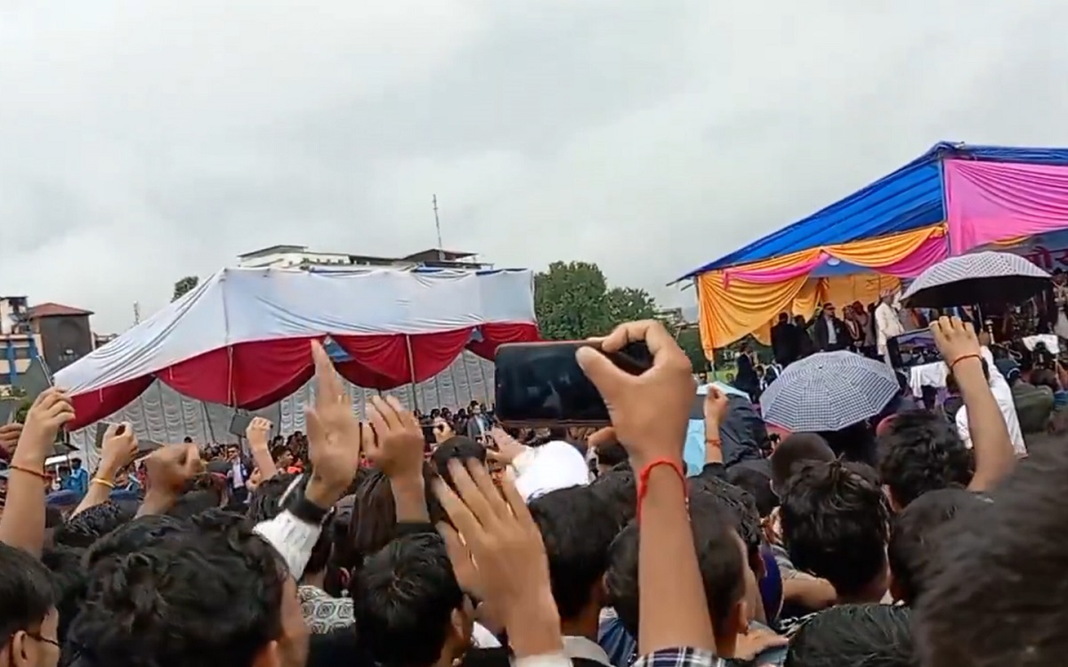 Protests Erupt Against Leaders During Gaura Parba Celebration at Tundikhel