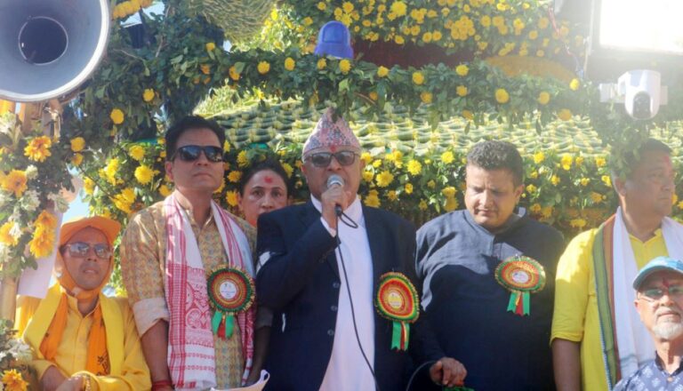 Koshi Province Chief Minister Hails Radha Krishna Chariot Procession as Regional Identity