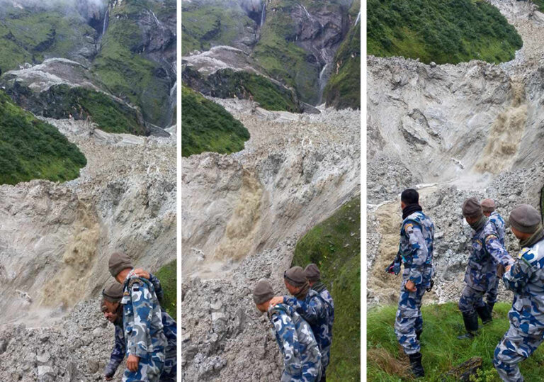 Avalanche in Manapani Himal Forces Evacuation of Nine Families in Mustang
