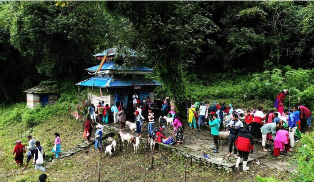 Traditional Religious Fair Held at Peri Bharani Lake on Janai Purnima in Myagdi