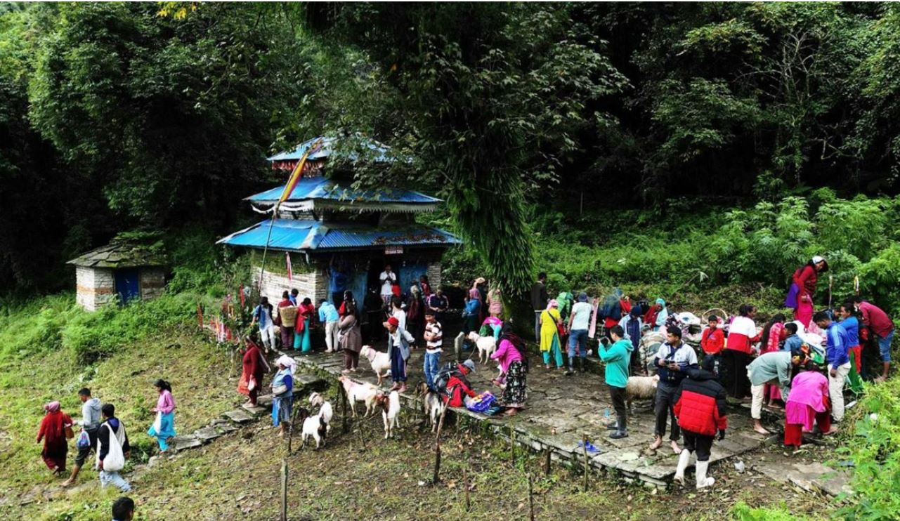 Traditional Religious Fair Held at Peri Bharani Lake on Janai Purnima in Myagdi