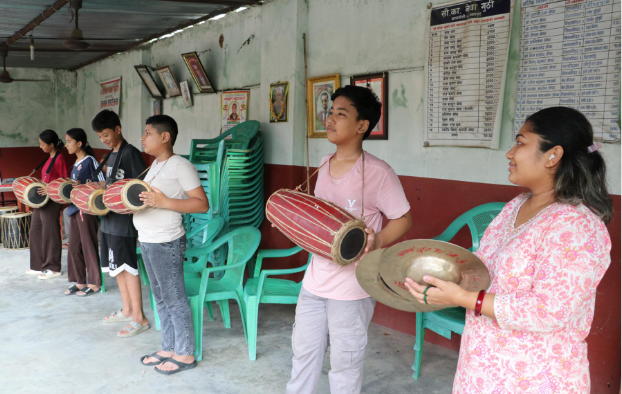New Generation in Kawasoti Embraces Traditional Newar Arts and Culture