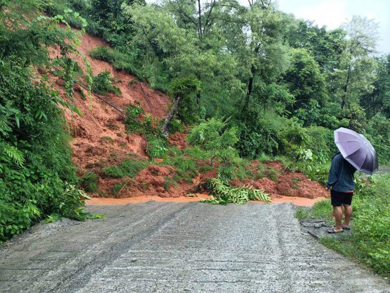 Landslide Disrupts Galchhi-Rasuwagadhi Road: Impact on Tourism and Transportation